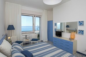 Deluxe Apartment, 1 Bedroom, Balcony, Sea View | Premium bedding, individually decorated, individually furnished - Angelina Apartments Amalfi Coast  (Maiori)