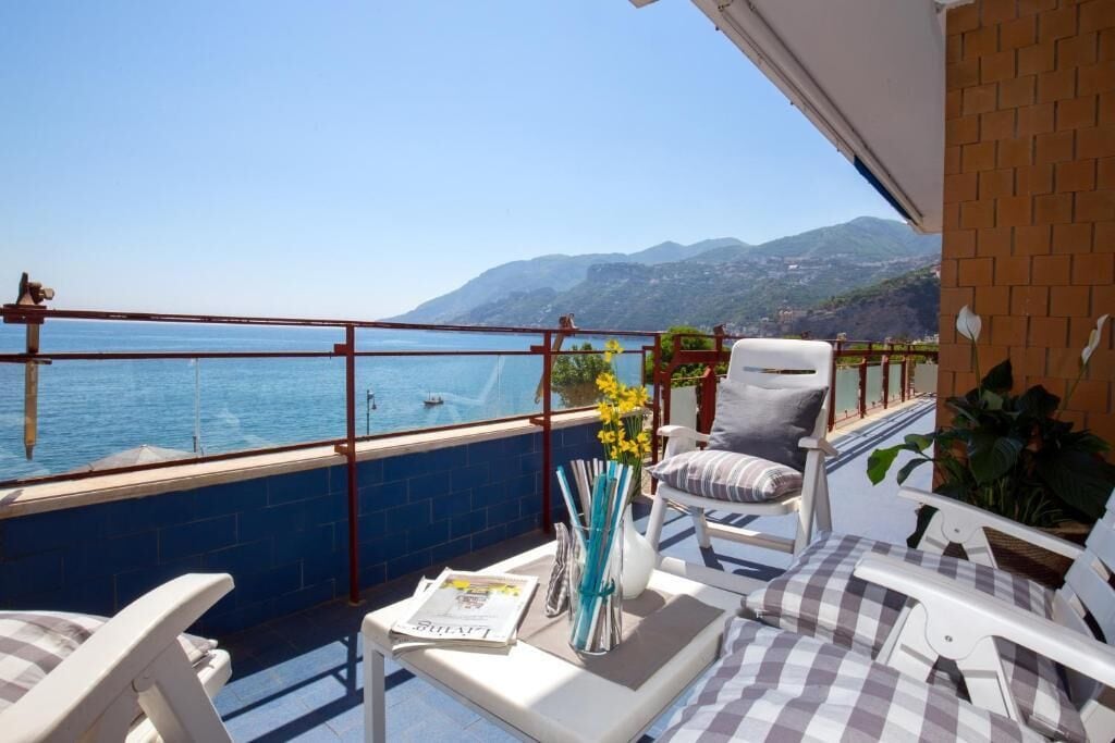 Family Apartment, 3 Bedrooms, Balcony, Sea View | Terrace/patio