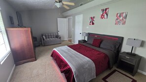 4 dormitorios, escritorio, tabla de planchar con plancha y wifi gratis