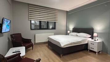 Standard Room | Egyptian cotton sheets, premium bedding, desk, laptop workspace