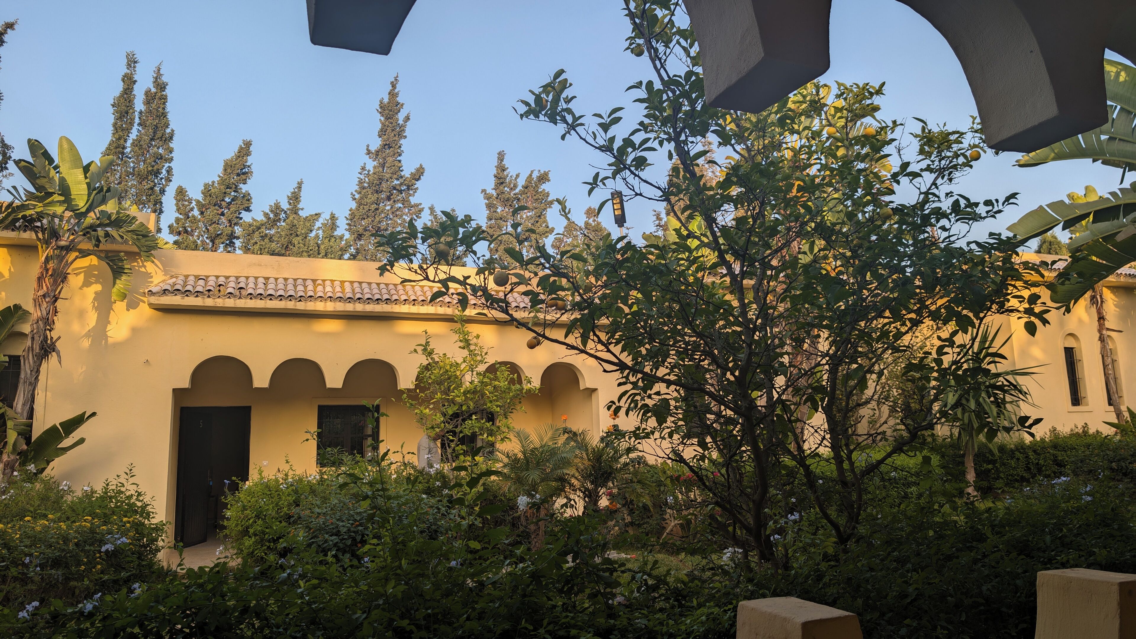 Comfort Chalet, Private Bathroom, Garden View | Balcony view