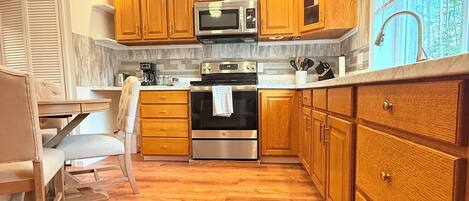 Microwave, oven, stovetop
