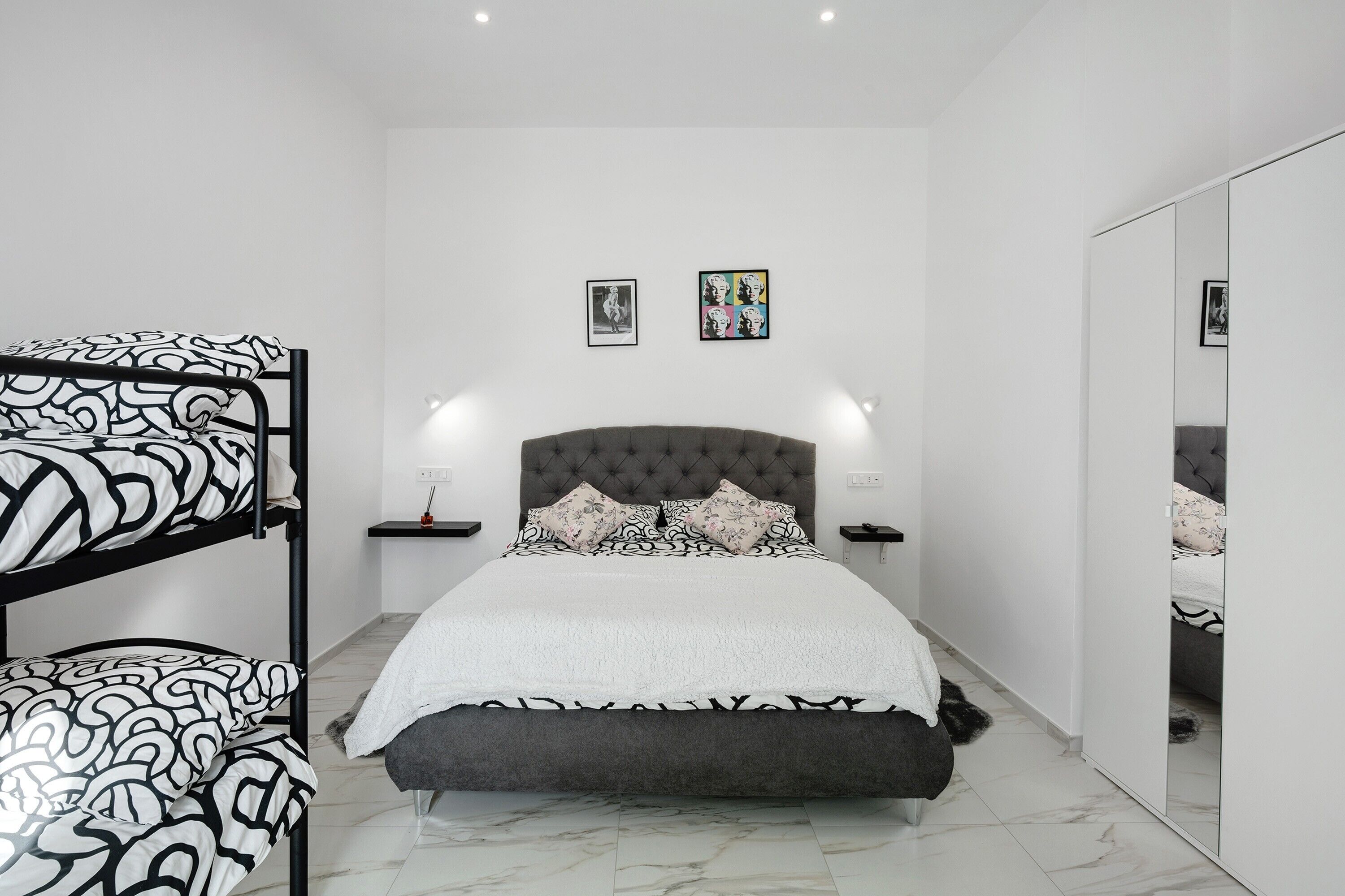 1 camera, Wi-Fi gratuito, lenzuola