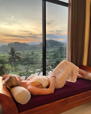 Standard Single Room, 1 Bedroom, Mountain View | View from room - Villa Di Bias (Karangasem)