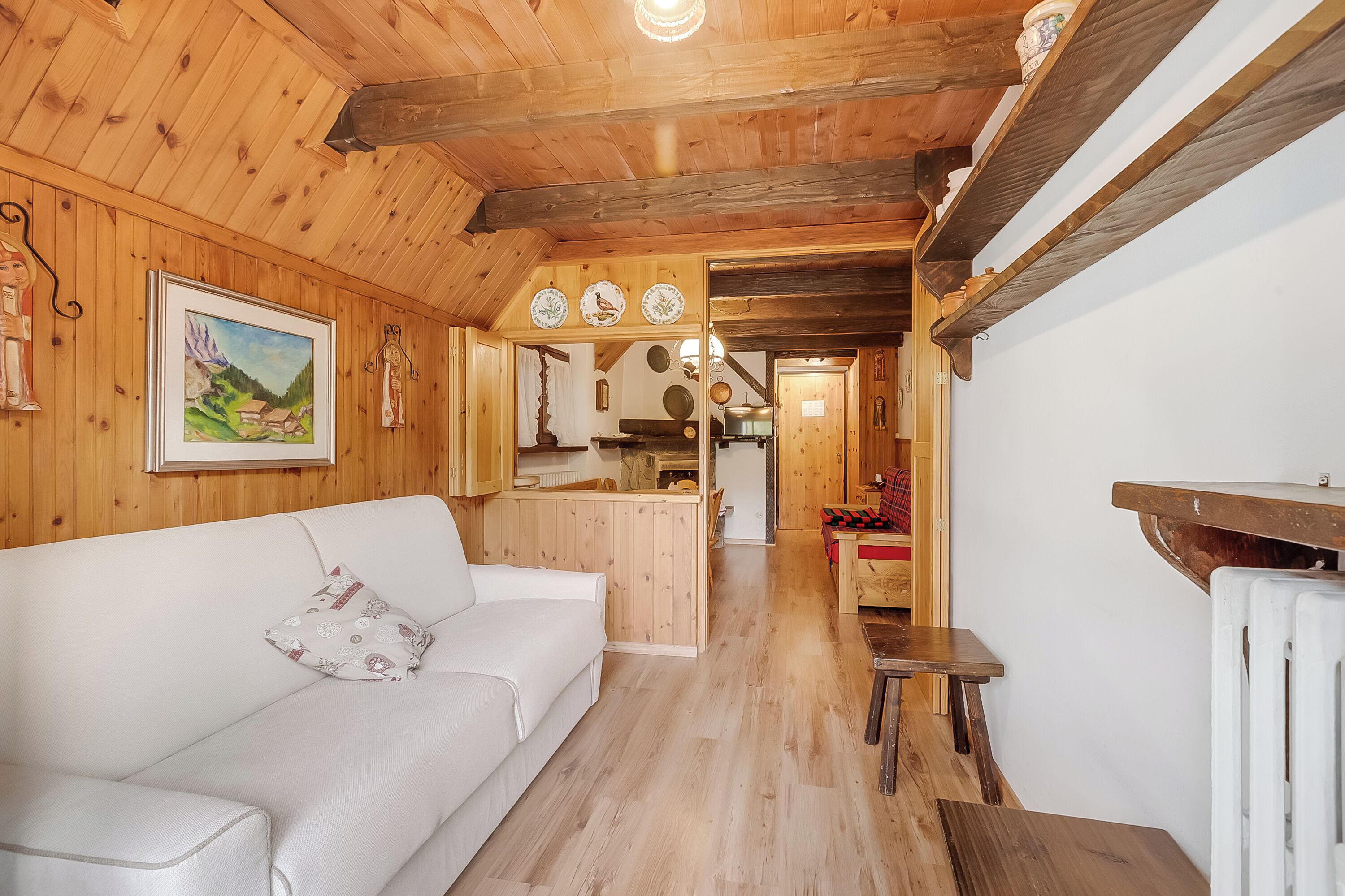 Appartement Standard, plusieurs chambres (Appartamento Beau Soleil) | Coin séjour