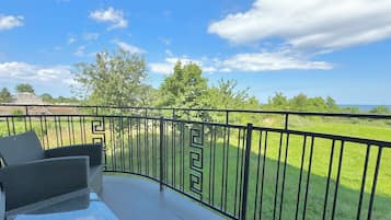Basic Triple Room, Balcony, Ground Floor | Terrace/patio