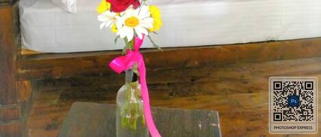 Comfort-dobbeltværelse - udsigt til have