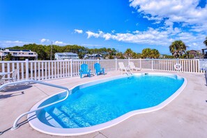 Pool - Life's A Beach - Pet Friendly, Private Pool, Beach Views, Across from Beach! (St George Island)