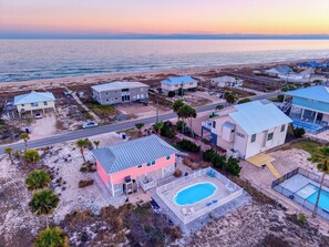 Exterior - Life's A Beach - Pet Friendly, Private Pool, Beach Views, Across from Beach! (St George Island)