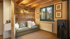 TV connectée, cheminée