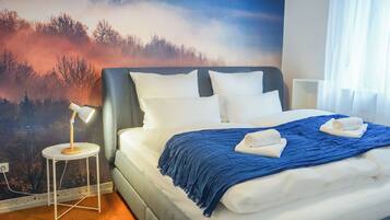 Comfort Condo, 1 King Bed with Sofa bed, Balcony | 1 bedroom, premium bedding, individually decorated