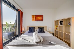 1 Schlafzimmer, Bügeleisen/Bügelbrett, kostenloses WLAN, Bettwäsche