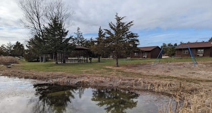 Family Cabin by a private fishing lake