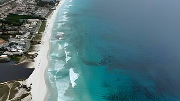 Beach nearby, white sand