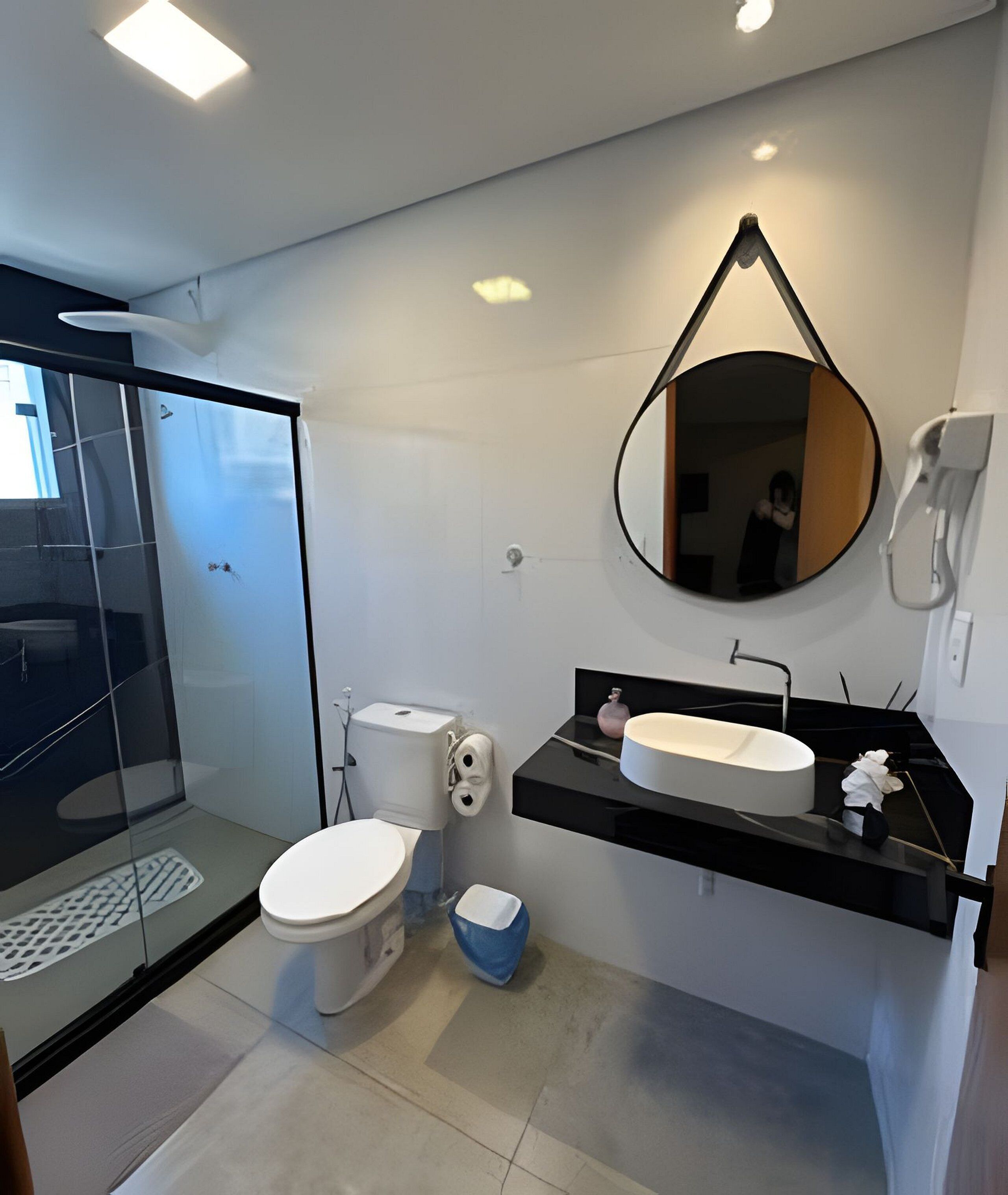 Family Apartment | Bathroom | Hair dryer, towels, soap, shampoo
