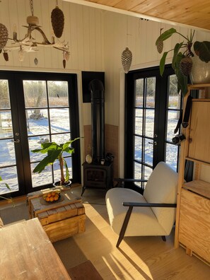 Interior - Cabin and Sauna in nature. Enjoy the traditional wood-fired sauna! (Paldiski)