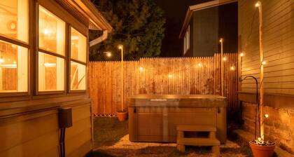 Hot Tub | Bohemian Bungalow | Restaurants + Shops