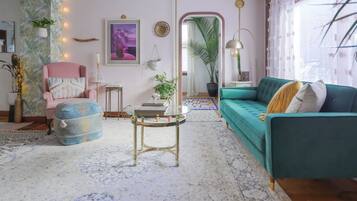 Een televisie en videogames