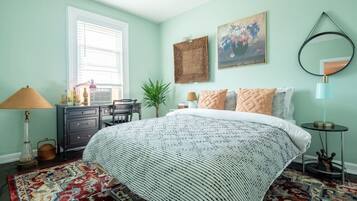 2 Schlafzimmer, Schreibtisch, BĂŒgeleisen/BĂŒgelbrett, WLAN