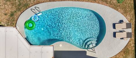 Udendørs pool, opvarmet pool