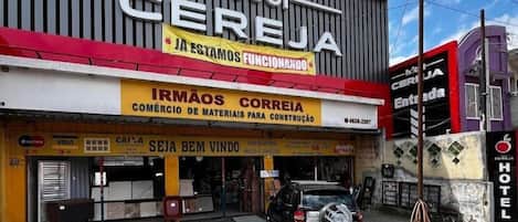 Façade de l’hébergement