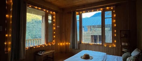 Premium Double Room, Balcony, Mountain View | Individually decorated, individually furnished, free WiFi, bed sheets
