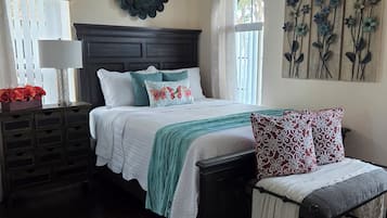 4 bedrooms, iron/ironing board, travel crib, WiFi