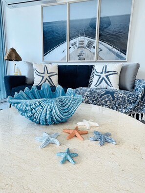 Smart TV - Oceanfront VIEW Fajardo, 2 BDRM+2BA Condo A/C, Olympic sized Outdoor Pool, WIFI  (Fajardo)