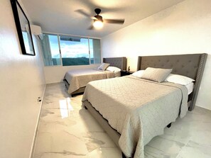 2 bedrooms, desk, iron/ironing board, free WiFi - Oceanfront VIEW Fajardo, 2 BDRM+2BA Condo A/C, Olympic sized Outdoor Pool, WIFI  (Fajardo)