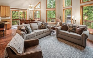 TV connectée, cheminée