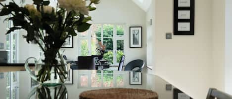 Casa clásica, patio | Comedor