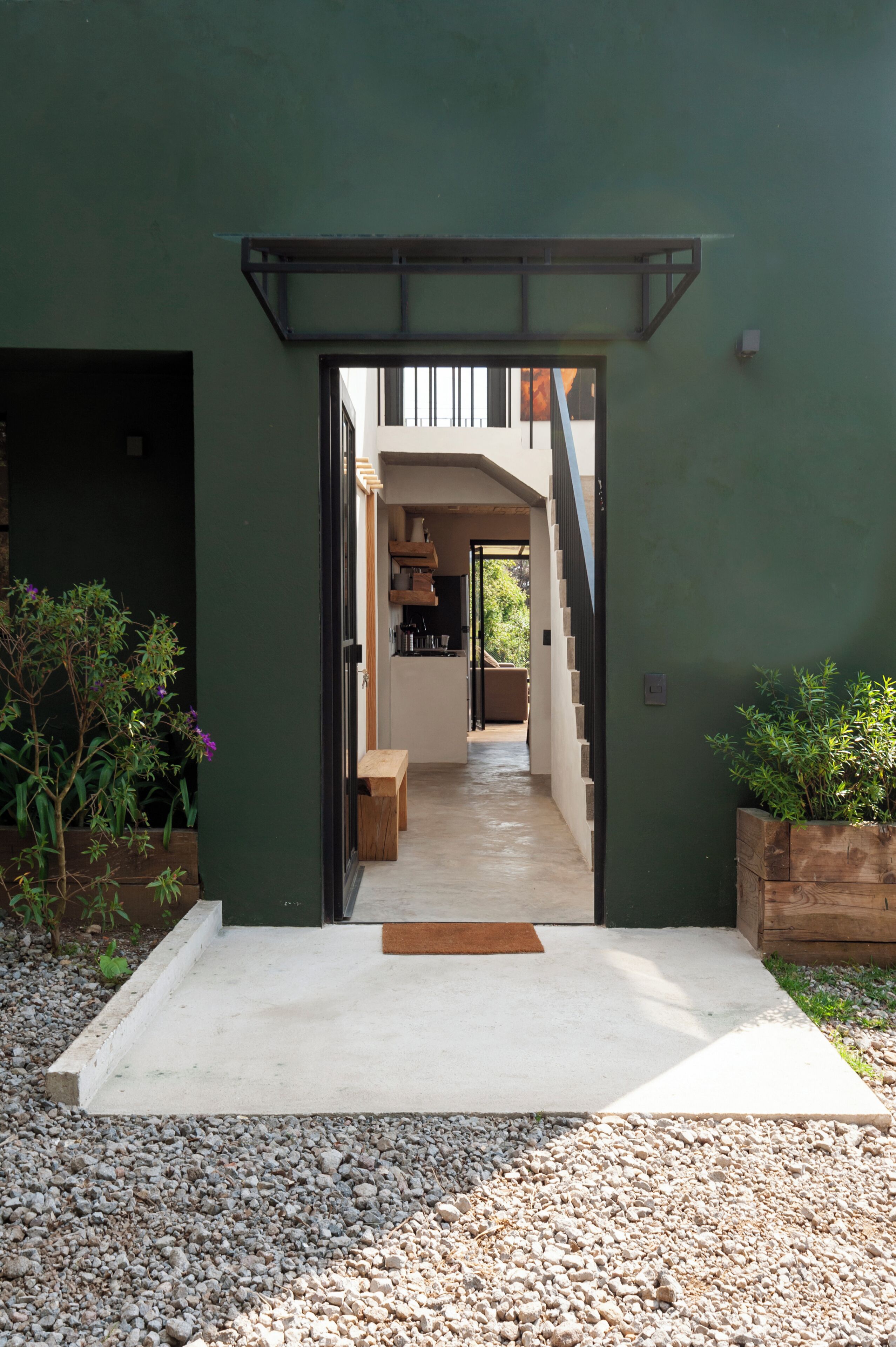 Interior entrance