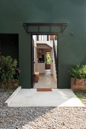 Interior entrance