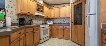 The Wolf Cabin at the Riviera Resort in Neillsville, Wisconsin!