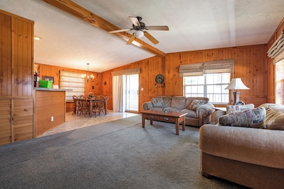 The Wolf Cabin at the Riviera Resort in Neillsville, Wisconsin!