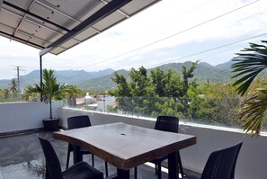 Basic Apartment, 1 Queen Bed, Kitchen | Terrace/patio