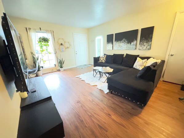 TV - Charming 2-bedroom apartment with WiFi, AC near downtown Austin (Austin)