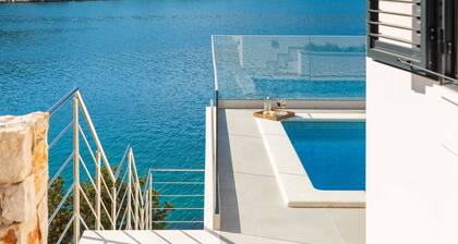 Beachfront Villa Mila M with Pool
