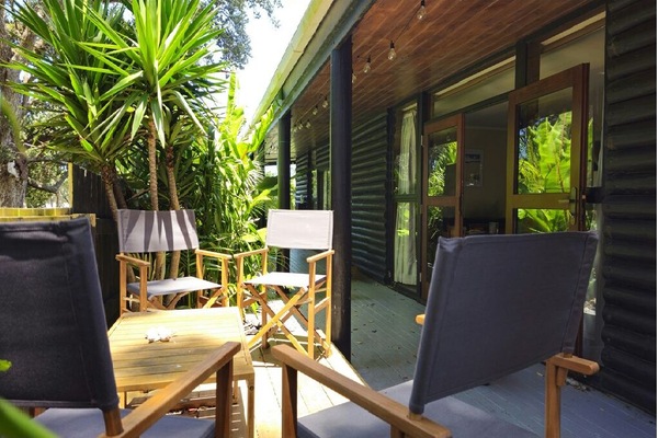 The small open deck by lounge