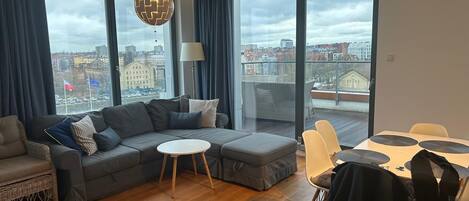 Apartamento Confort, vistas al río | 1 dormitorio, tabla de planchar con plancha, wifi gratis