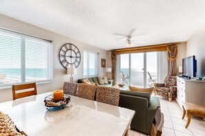Condo, Multiple Beds (Majestic Sun 1001A) | Living area | TV - Majestic Sun 1001a (Miramar Beach)