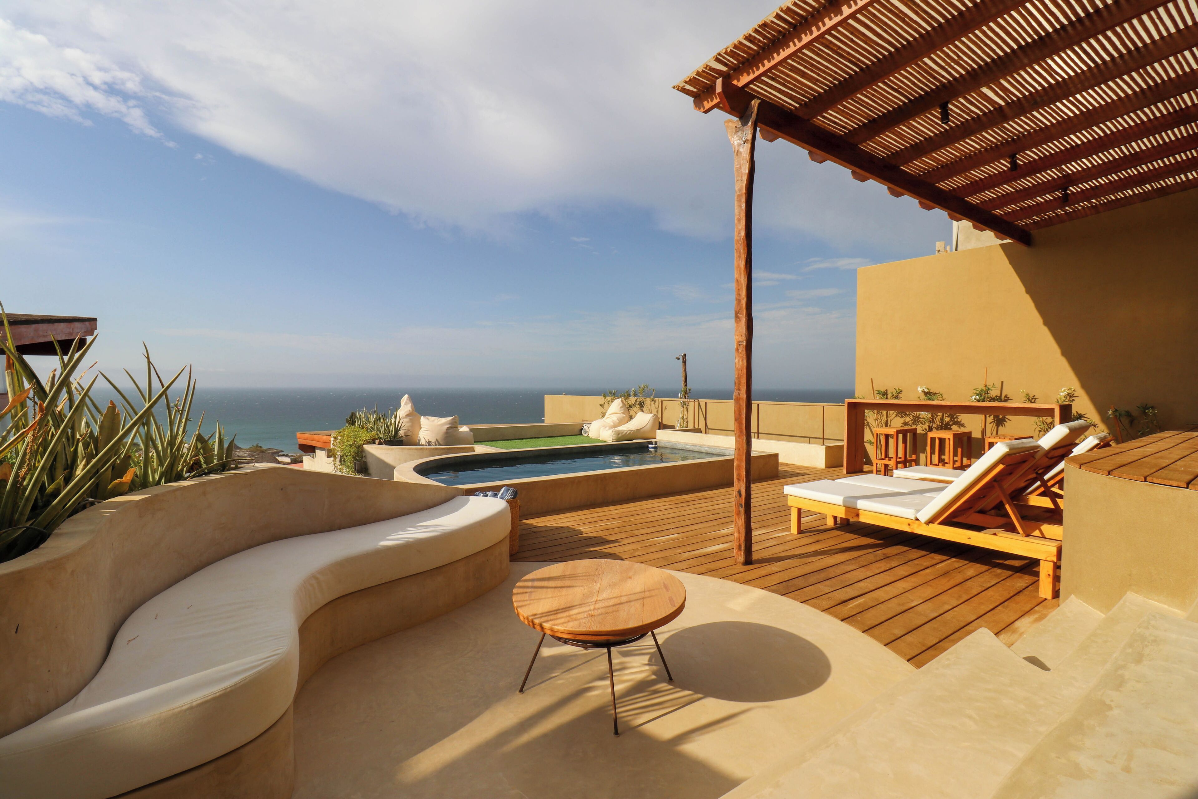 Casa de lujo, vista a la playa | Terraza o patio