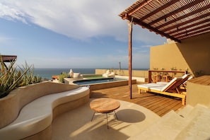 Casa de lujo, vistas a la playa | Terraza o patio