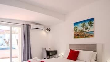 2 dormitorios, tabla de planchar con plancha, wifi gratis y ropa de cama