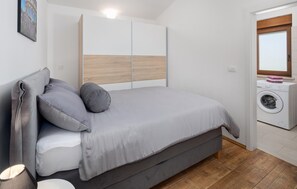 1 makuuhuone, vauvan matkasänky, ilmainen Wi-Fi, vuodevaatteet