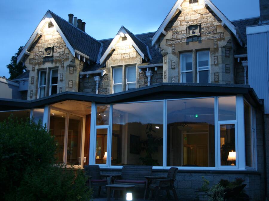 Fassade der Unterkunft