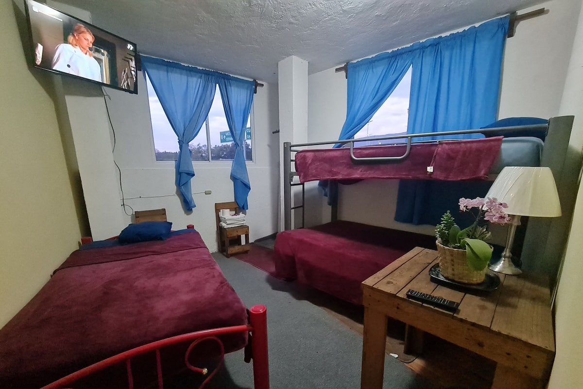 Basic Quadruple Room, Multiple Beds, Non Smoking, City View
