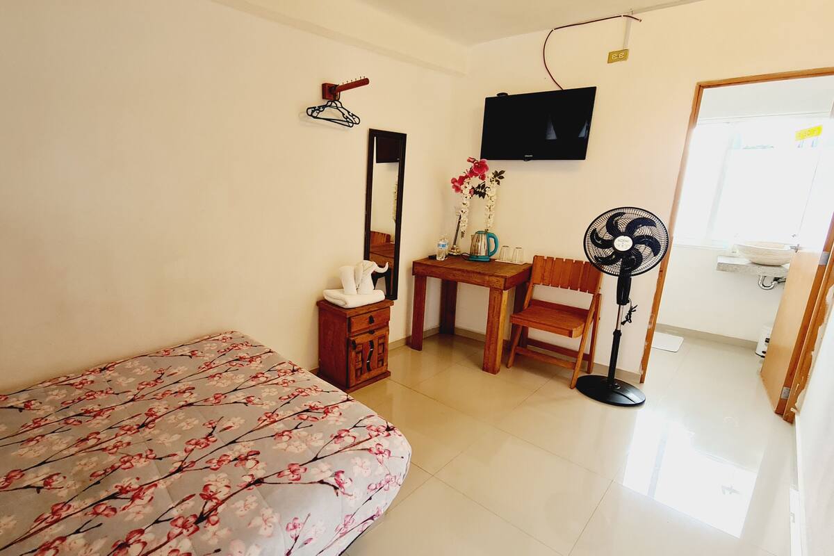 Blackout curtains, iron/ironing board, free WiFi