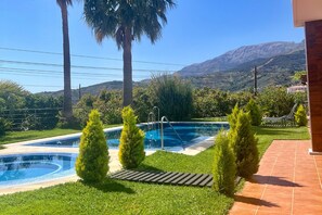 Una piscina riscaldata