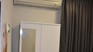 Premium bedding, down comforters, individually decorated, desk